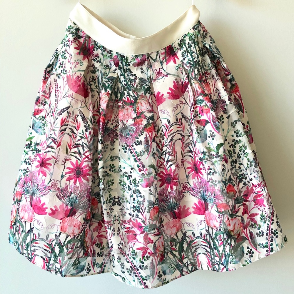 NWT Ted Baker Floral Skirt